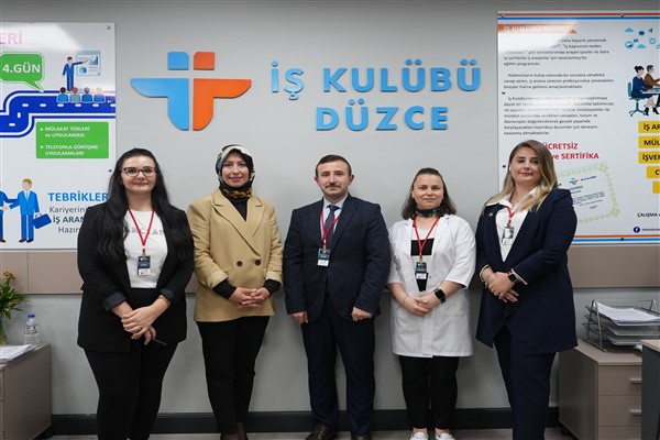 Düzce İş Kulübü, birçok kişinin iş sahibi olmasını sağlıyor