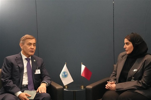 Al Misnad, ŞİÖ Genel Sekreteri Yermekbayev ile görüştü