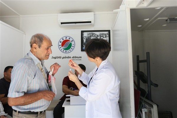 Kepez’in Mobil Sağlık Merkezi’nden kanser taraması
