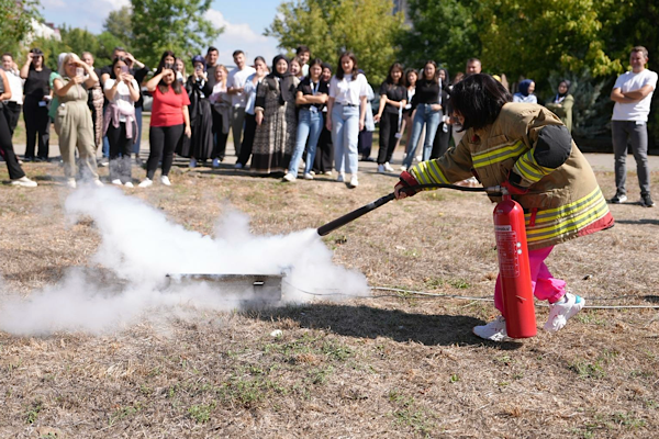 Düzce’de yangın güvenliği eğitimi verildi