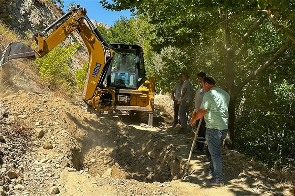 DİSKİ ekipleri, Çüngüş’te alternatif su kaynağı çalışmalarını tamamladı