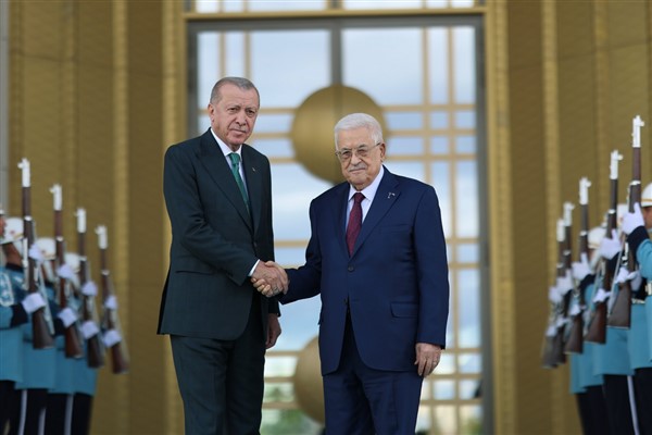 Cumhurbaşkanı Erdoğan, Filistin Devlet Başkanı Abbas ile görüştü