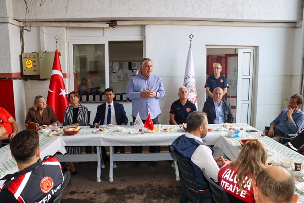 Başkan Gürel, İtfaiye Haftası’nda personelle buluştu