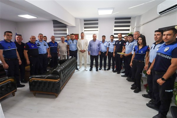 Başkan Gürel, Zabıta Müdürlüğü’nü ziyaret etti