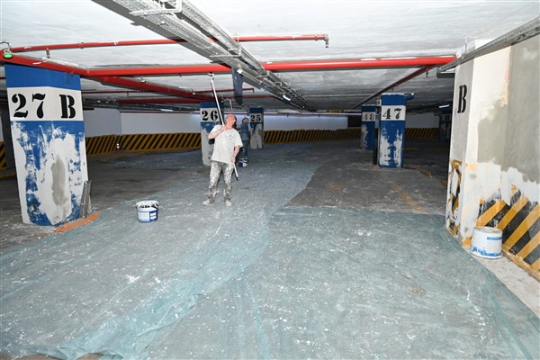 Isparta Valilik binasındaki su sızıntısı problemi giderildi