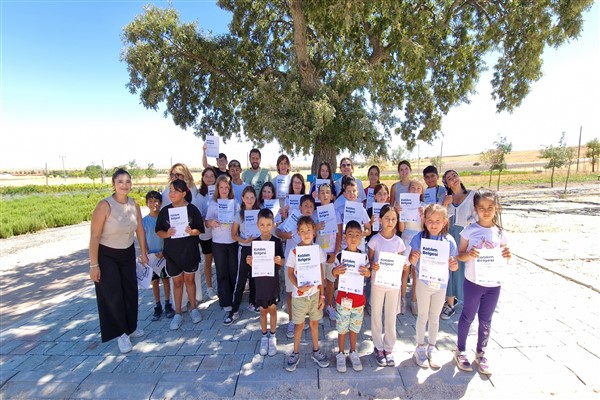 Taşlık Çiftlik Köy Doğa Yaz Okulu sona erdi