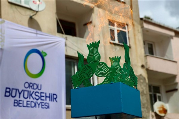 Gürgentepe’ye doğal gaz ateşi yandı