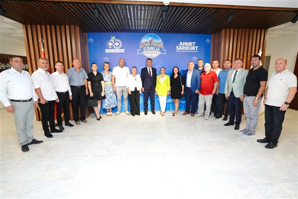 Sarıkurt, Milletvekili Yontar ve göçmen dernekleri temsilcilerini ağırladı