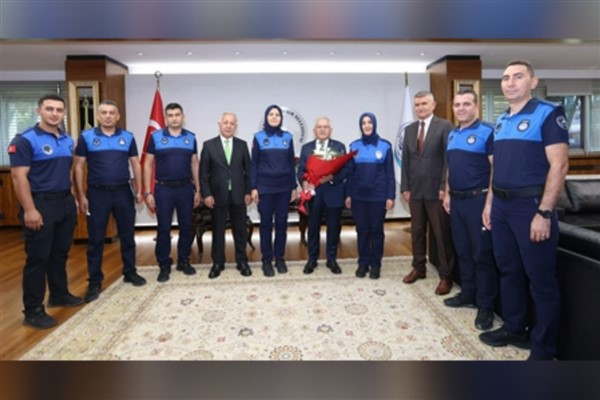 Başkan Büyükkılıç, Zabıta Teşkilatı mensuplarını ağırladı