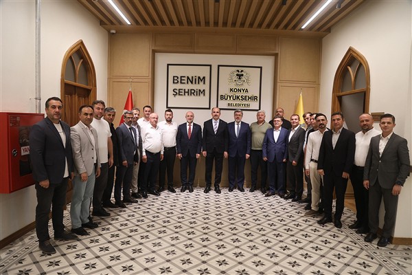 Afyonkarahisar heyetine “Konya Modeli Belediyeciliği” anlatıldı