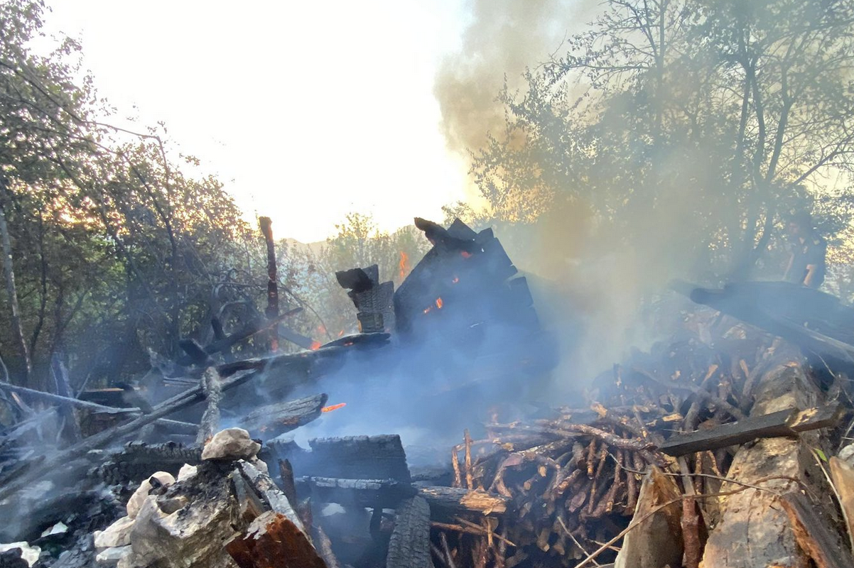 Aladağ’da orman yangını