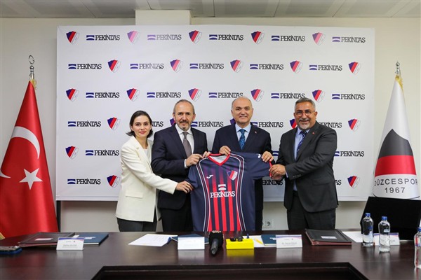 Pekintaş, Düzcespor’a sponsor oldu