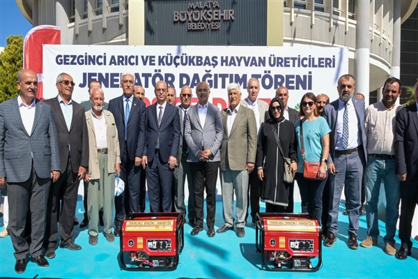 Büyükşehir’den üreticilere jeneratör ve sıvat desteği