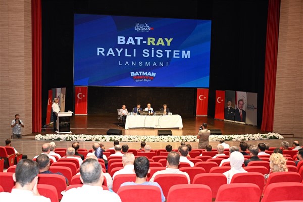 Batman’da “Bat-Ray” raylı sistem projesi lansmanı yapıldı