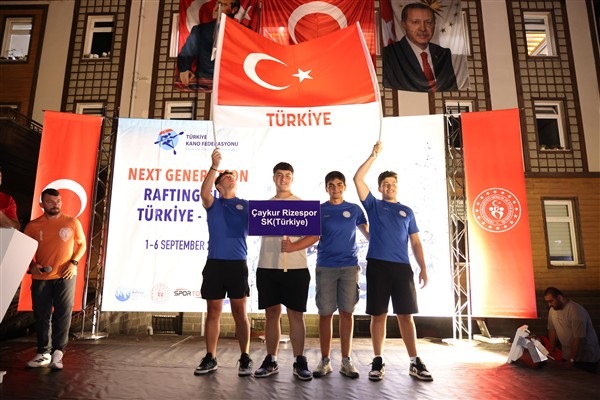 Ardeşen’de Rafting Avrupa Kupası başladı