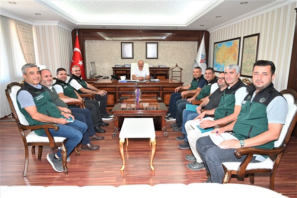 DSİ heyeti, Vali Canalp’i ziyaret etti