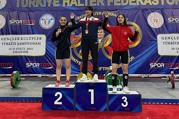 Düzceli sporcu Şahin halterde Türkiye 2.’si oldu