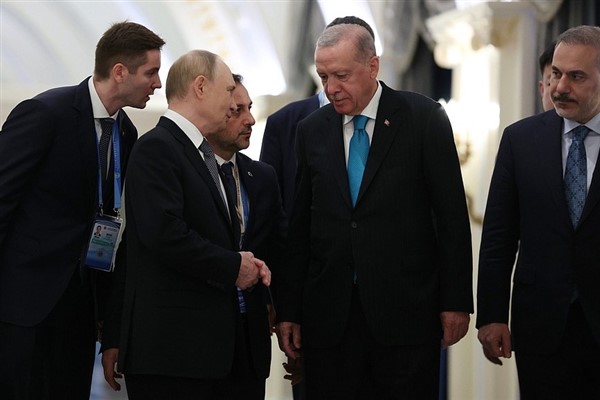 ŞİÖ zirvesi kapsamında Vladimir Putin, Türkiye Cumhurbaşkanı Erdoğan ile bir araya geldi