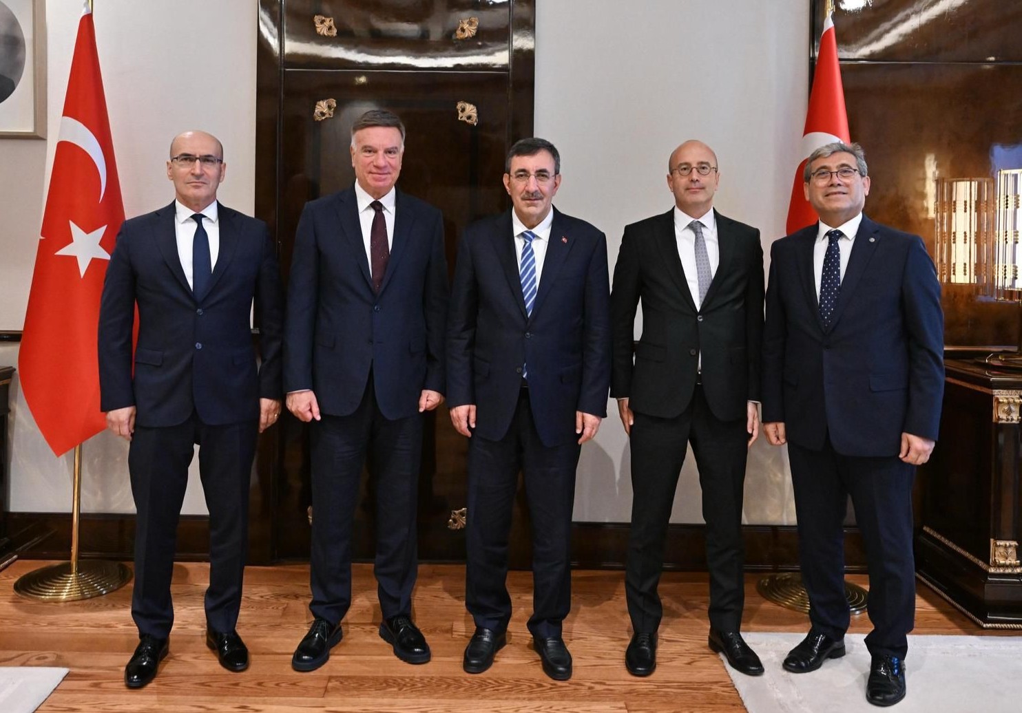 Başkent OSB Yönetiminden Cumhurbaşkanı Yardımcısı Yılmaz’a Ziyaret