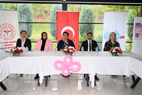 Batman’da meme kanseri farkındalık etkinliği