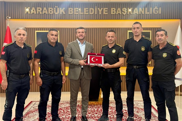 İtfaiye Haftası’nda Başkan Çetinkaya’ya ziyaret