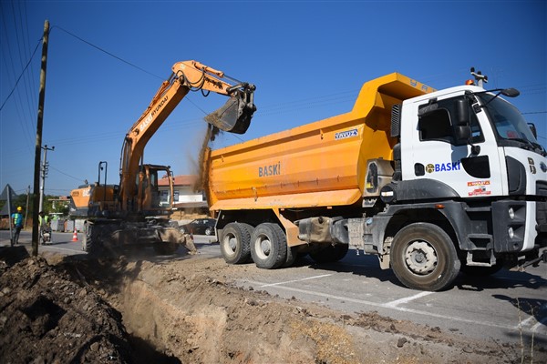 BASKİ, Atköy Mahallesi’nde içme suyu hattının yapımını tamamladı