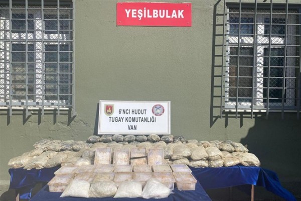 Van hudut hattında 91 kilo 558 gram uyuşturucu madde ele geçirildi