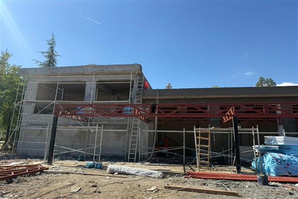 5000 Evler’de sosyal tesis çalışmaları sürüyor