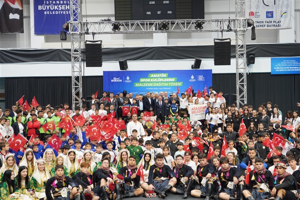 İBB’den amatör spor kulüplerine 100 milyon liralık malzeme desteği