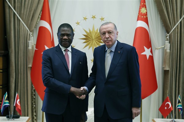 Cumhurbaşkanı Erdoğan, Güney Afrika Cumhurbaşkanı Yardımcısı Mashatile’yi kabul etti