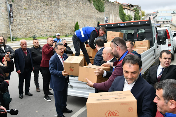 Trabzon’da Gazze için yardım seferberliği