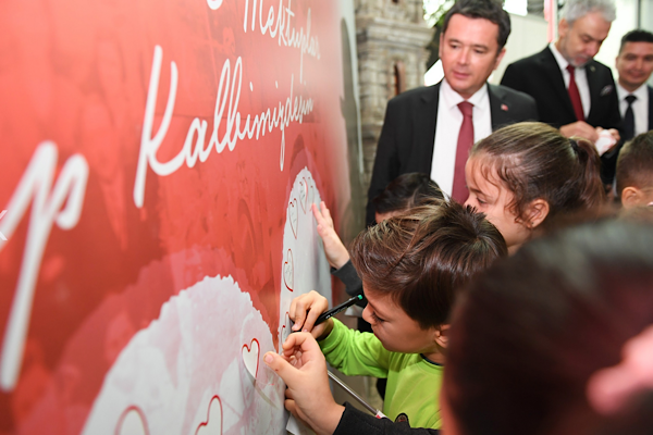 Osmangazili çocuklardan Atatürk’e mektup