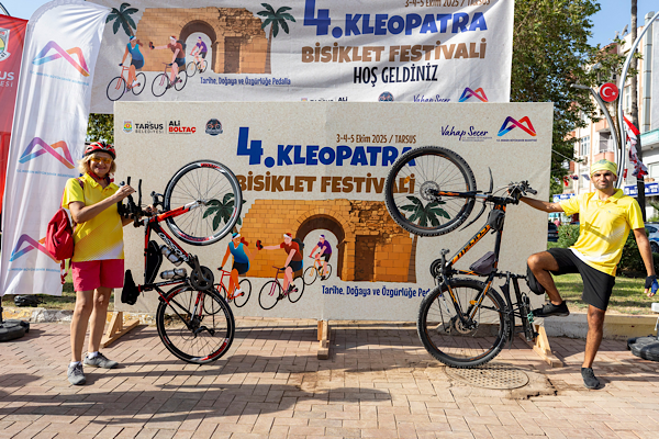 4. Kleopatra Bisiklet Festivali Tarsus’ta başladı