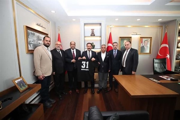 Hatay Valisi Masatlı, yeni Atakaş Hatayspor yönetimini ağırladı