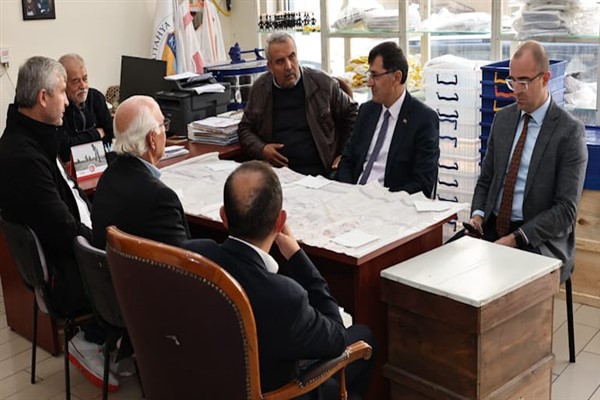 Kahveci, Kütahya İli Arı Yetiştiricileri Birliği Başkanı ve birlik üyelerini ziyaret etti