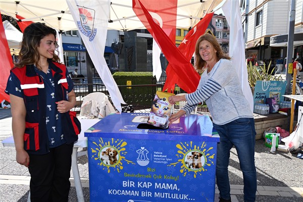 Yalova Belediyesi’nden ‘Askıda Mama’ kampanyası