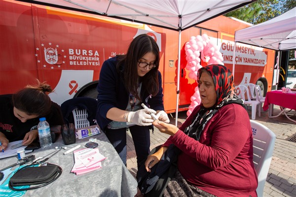 Bursa’da kadınlara ücretsiz sağlık taraması hizmeti