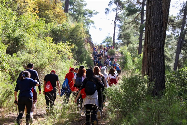 Alanya Keykubad Göç ve Kervan Yolları Yürüyüşü düzenlendi