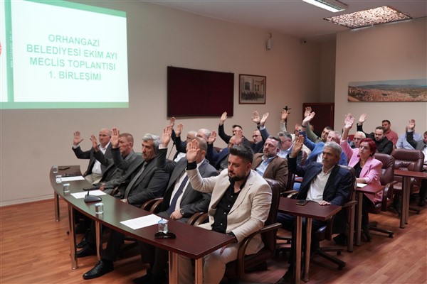 Orhangazi Belediyesi Ekim Ayı Meclis Toplantısı tamamlandı
