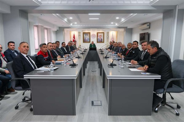 Karaman Valisi Çiçekli, Taşkın Koordinasyon Kurulu Toplantısı’na katıldı