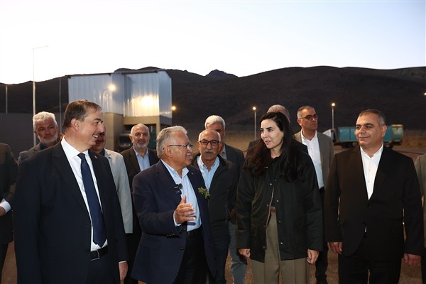 Büyükkılıç’tan Yeşilhisar’daki Katı Atık Transfer İstasyonu ve Fen Lisesine ziyaret