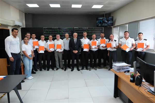 Antalya raylı sistem kontrolörleri, uluslararası sertifika aldı