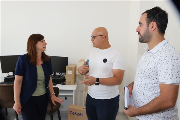 Eş Başkan Bucak’tan Çermik’teki hizmet binasında inceleme