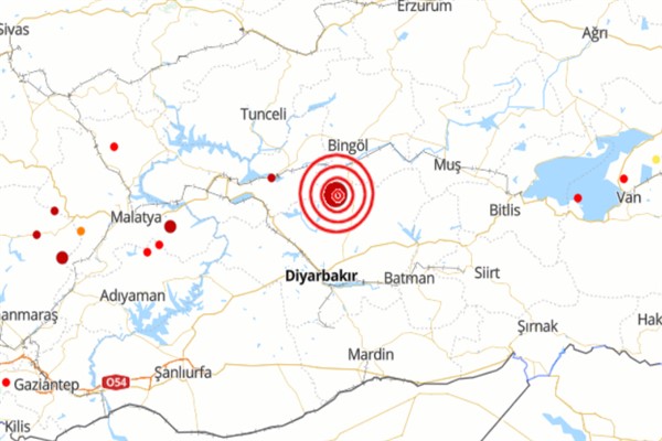 Diyarbakır’da deprem
