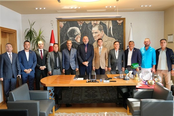 Türkiye Muhtarlar Konfederasyonu Genel Başkanından Başkan Mandalinci’ye ziyaret