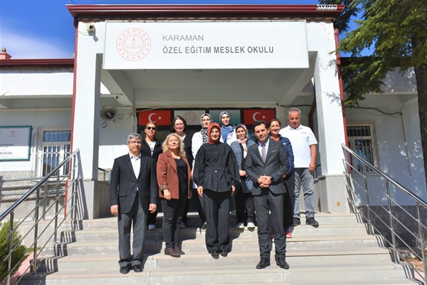 Karaman Özel Eğitim Meslek Okuluna ziyaret