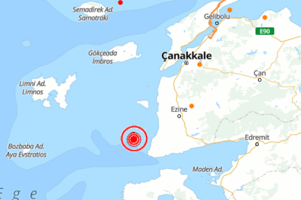 Ege Denizi’nde deprem