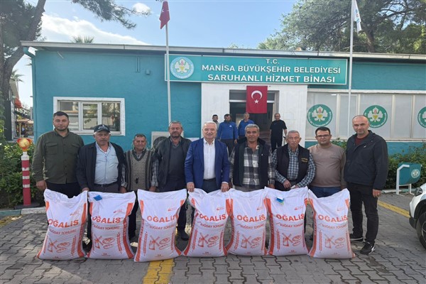 Büyükşehirden üreticilere 525 ton hububat ve yem tohumu desteği