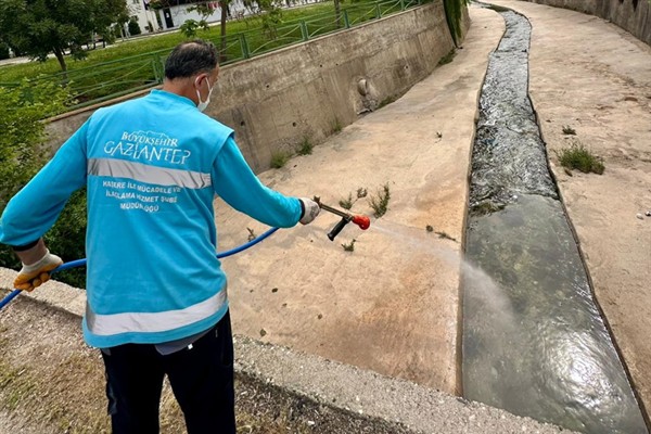Gaziantep’te ilaçlama çalışmaları yoğunlaştırıldı