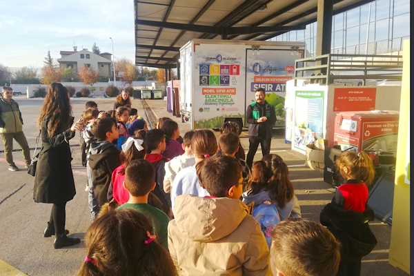 BİLSEM öğrencilerine sıfır atık eğitimi